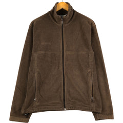 00'S Columbia fleece jacket, men's size M polyester brown type Vintage Second Hand