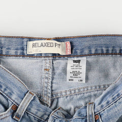 00'S Levi's 550 Relaxed Fit Tapered Denim Pants Men's W33 cotton blue type Vintage Second Hand