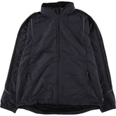 00'S adidas windbreaker, men's size L polyester Charcoal Vintage Second Hand