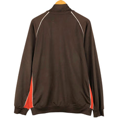 00'S Nike Jersey Track Jacket Men's L size polyester brown type Vintage Second Hand