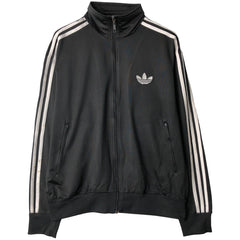 00'S adidas Originals Jersey Track Jacket Men's Size L polyester black type Vintage Second Hand