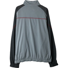 00'S Nike Jersey Track Jacket Men's L size polyester gray type Vintage Second Hand