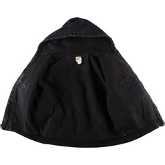 00'S Carhartt Active Jacket, Padded Duck Full Zip Hoodie, Men's XXL cotton black type Vintage Second Hand