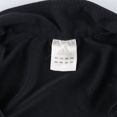 00'S adidas jersey track jacket, men's size L polyester black type Vintage Second Hand