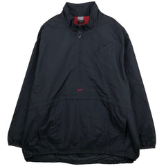 00'S Nike Anorak Jacket Men's XL Nylon black type Vintage Second Hand