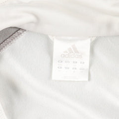 00'S adidas jersey track jacket, men's size S polyester white type Vintage Second Hand