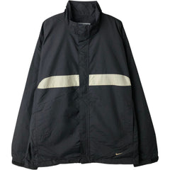 00'S Nike Nylon Jacket Men's M size Nylon black type Vintage Second Hand