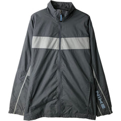 00'S Nike Nylon Jacket Men's M size Nylon gray type Vintage Second Hand