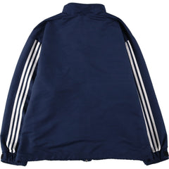00'S adidas windbreaker, men's size L polyester navy blue type Vintage Second Hand
