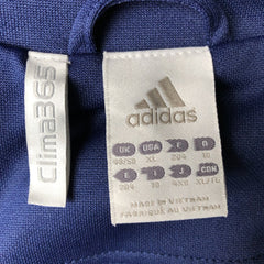 00'S adidas jersey track jacket, men's XL size polyester blue type Vintage Second Hand