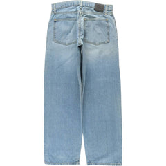 00'S Levi's SILVER TAB BAGGY tapered denim pants for men, size w31 cotton blue type Vintage Second Hand