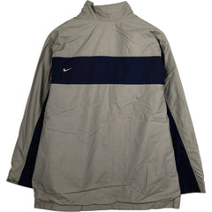 00'S Nike Nylon Jacket Men's Size L Nylon Khaki type Vintage Second Hand