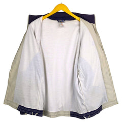 00'S adidas windbreaker, men's size S polyester Beige type Vintage Second Hand