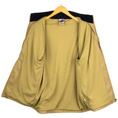 00'S adidas windbreaker, men's size M polyester beige type brown Vintage Second Hand