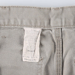00'S Carhartt Dungaree Fit Duck Painter Pants Men's W32 equivalent cotton Beige type Vintage Second Hand