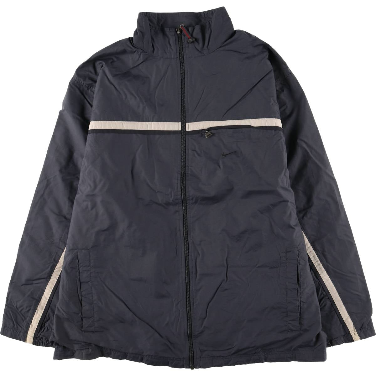 00'S Nike Nylon Jacket Men's XL Nylon navy blue type Vintage Second Hand