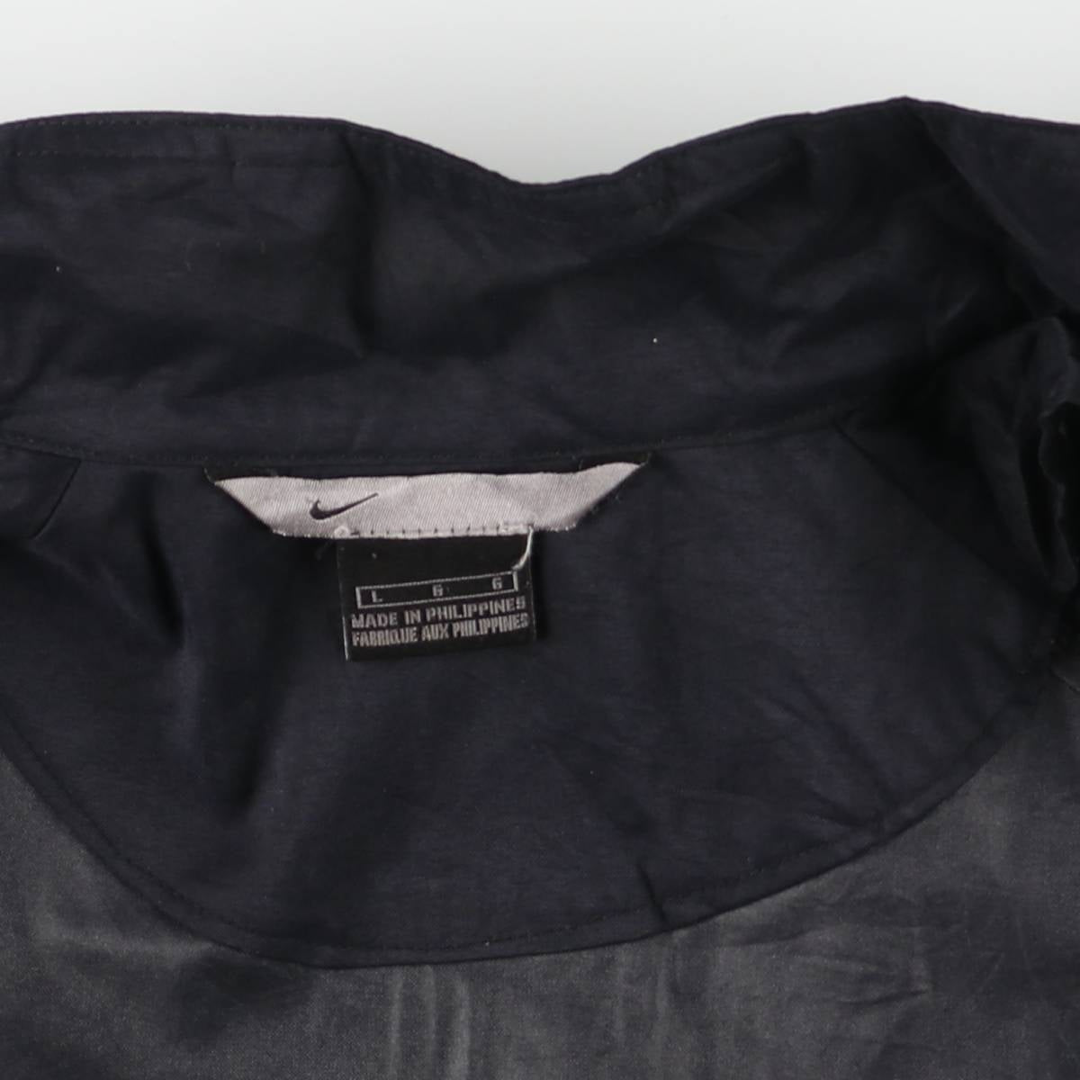 00'S Nike Nylon Jacket Men's Size L Nylon black type Vintage Second Hand