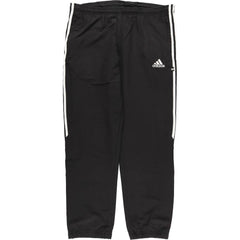 00'S Adidas warm-up pants, nylon pants, rustling pants, men's size M polyester black type Vintage Second Hand