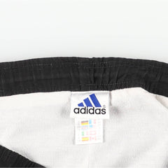 00'S Adidas warm-up pants, nylon pants, rustling pants, men's size M polyester black type Vintage Second Hand
