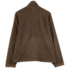 00'S Columbia fleece jacket, men's size M polyester brown type Vintage Second Hand