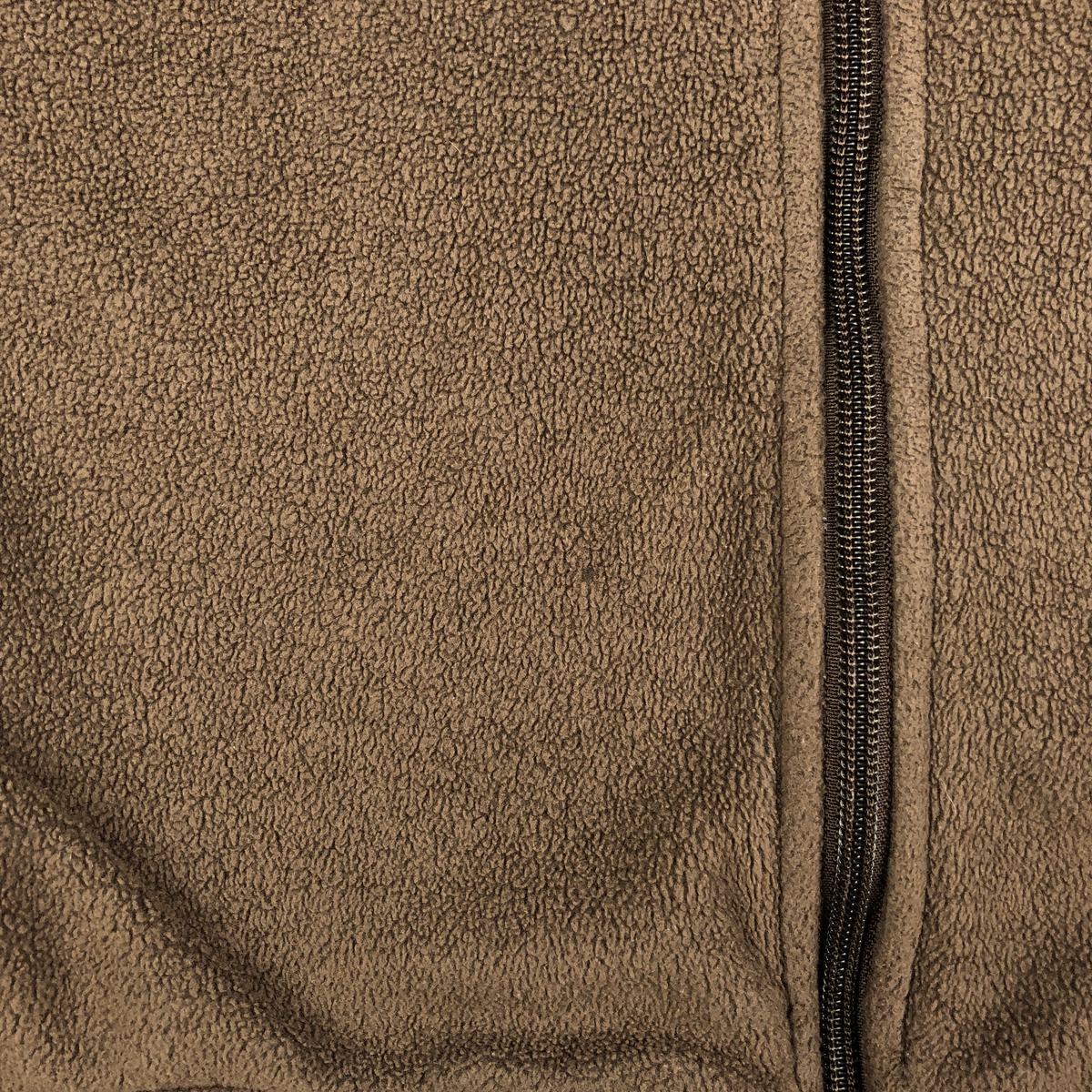 00'S Columbia fleece jacket, men's size M polyester brown type Vintage Second Hand