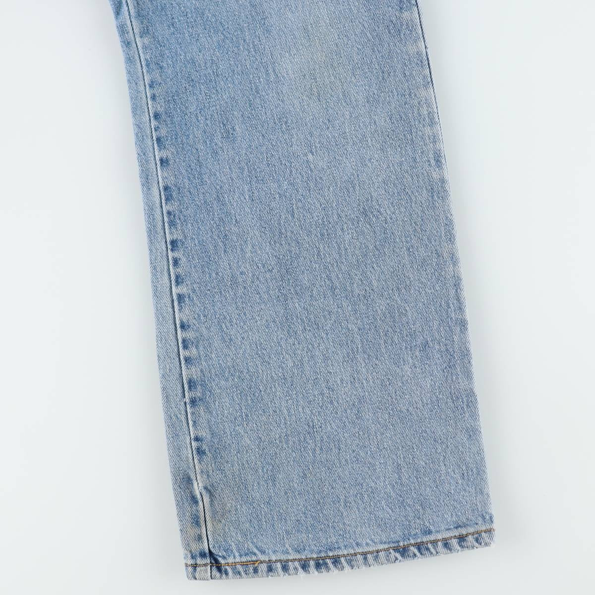 00'S Levi's 517 BOOT CUT Bootcut denim pants for men, size w35 cotton blue type Vintage Second Hand