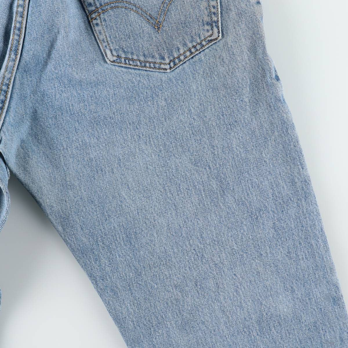 00'S Levi's 517 BOOT CUT Bootcut denim pants for men, size w35 cotton blue type Vintage Second Hand
