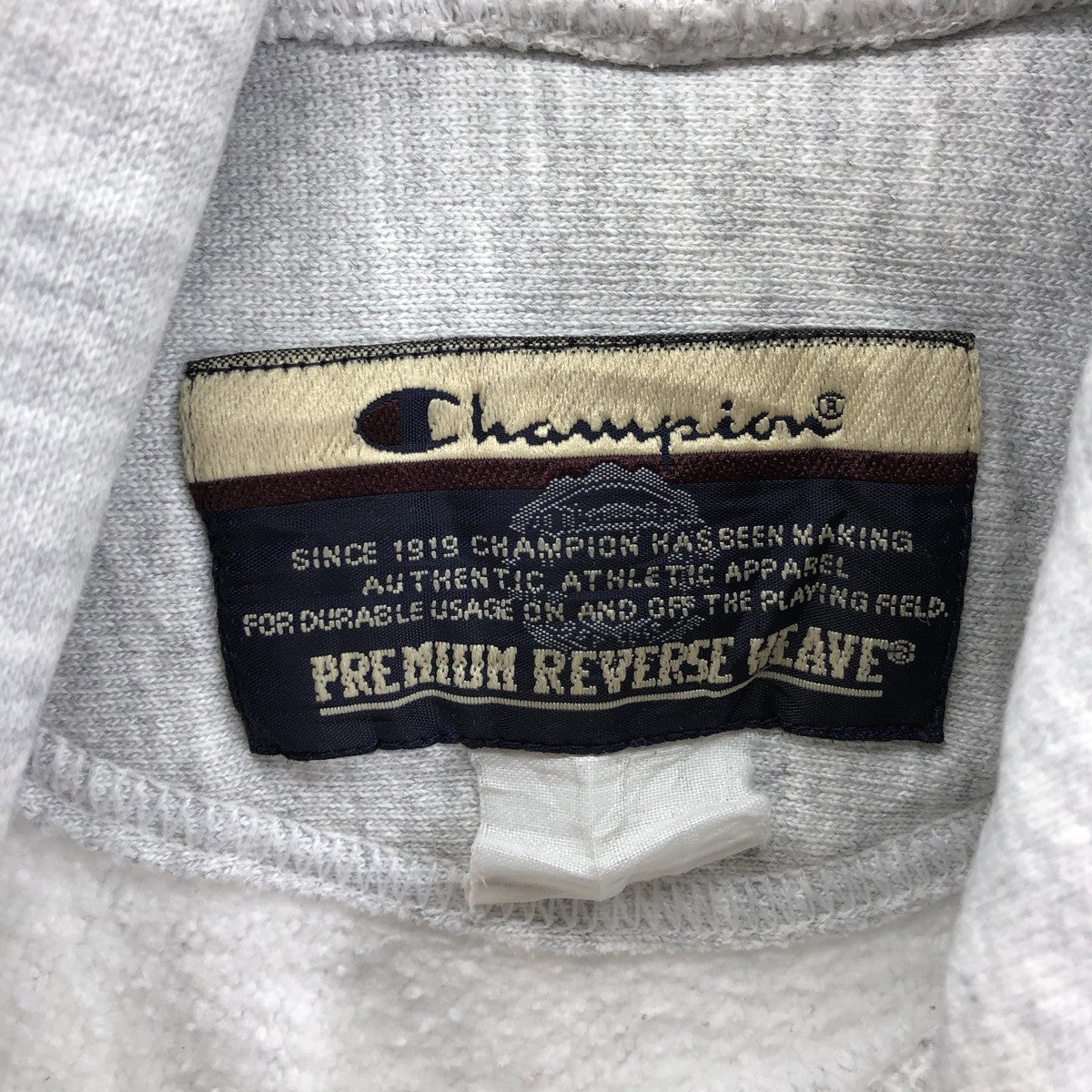 00'S Champion PREMIUM REVERSE WEAVE Premium Reverse Weave Sweat Pullover Hoodie Men's XL unclear gray type Vintage Second Hand