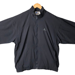 00'S adidas windbreaker, men's size M polyester navy blue type Vintage Second Hand