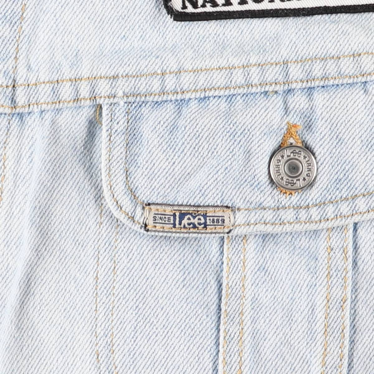 00'S Lee denim jacket, men's size XL cotton blue type Vintage Second Hand