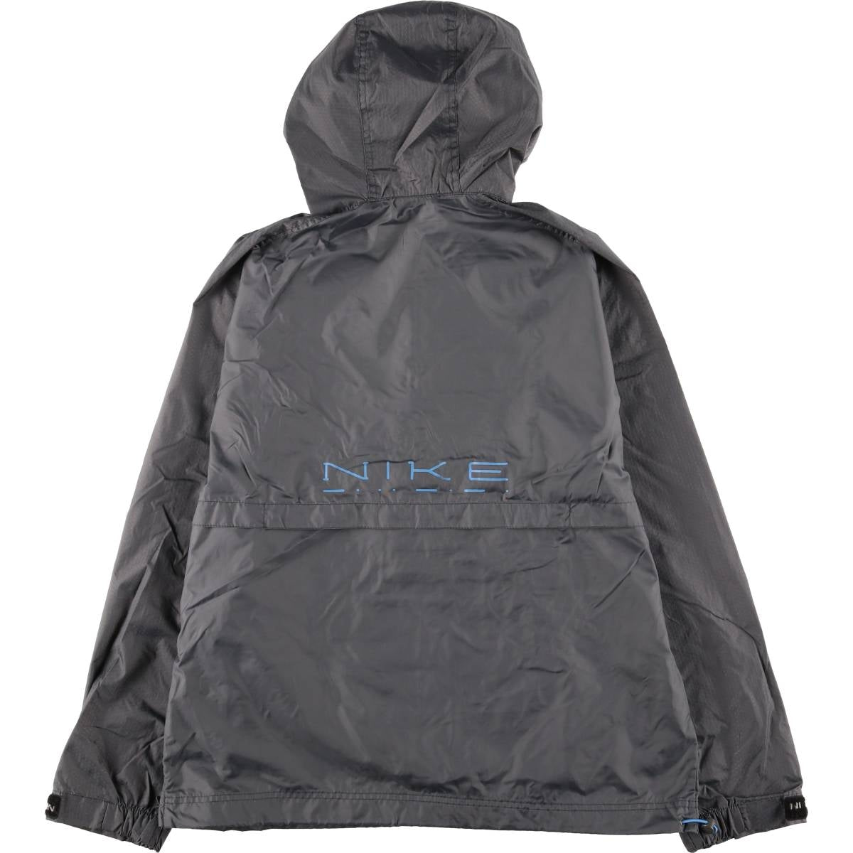 00'S Nike Anorak Parka Men's Size S Nylon gray type Vintage Second Hand