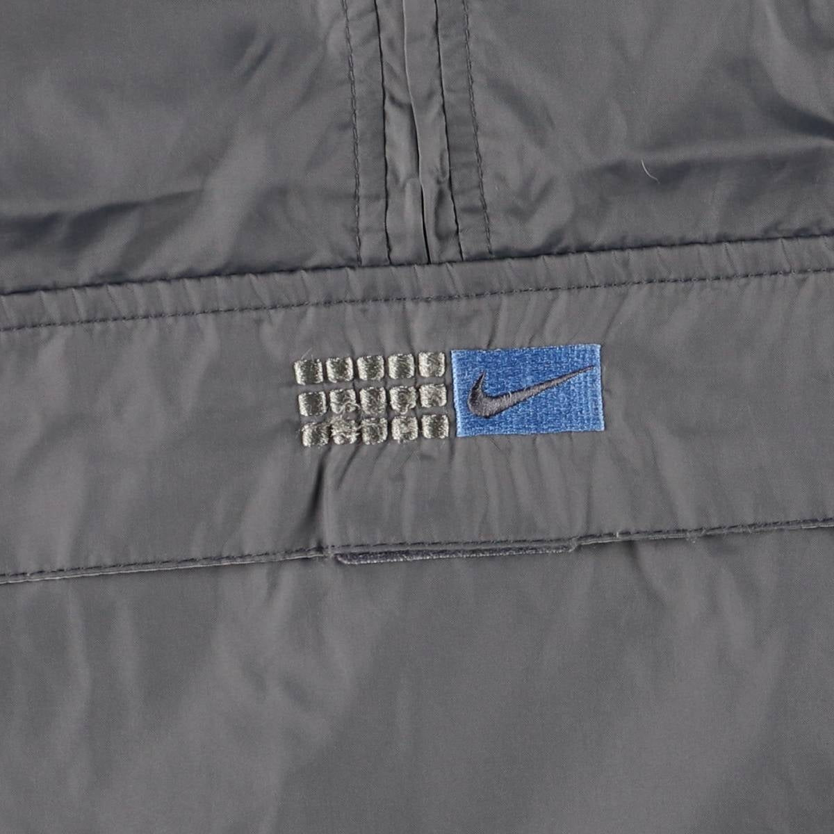 00'S Nike Anorak Parka Men's Size S Nylon gray type Vintage Second Hand