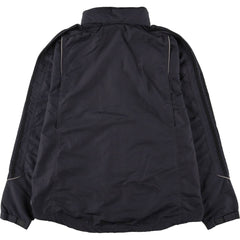 00'S adidas windbreaker, men's size L polyester Charcoal Vintage Second Hand