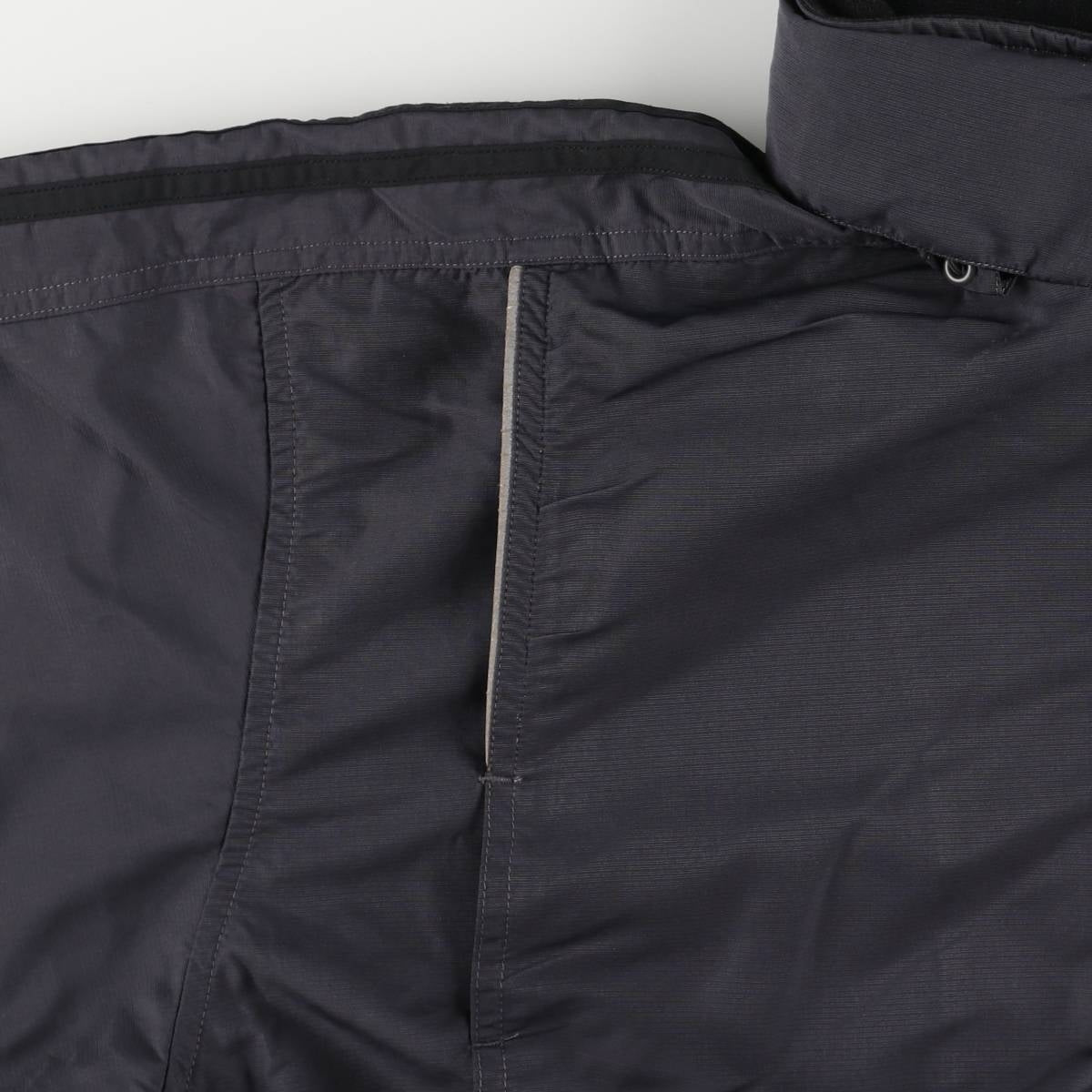 00'S adidas windbreaker, men's size L polyester Charcoal Vintage Second Hand