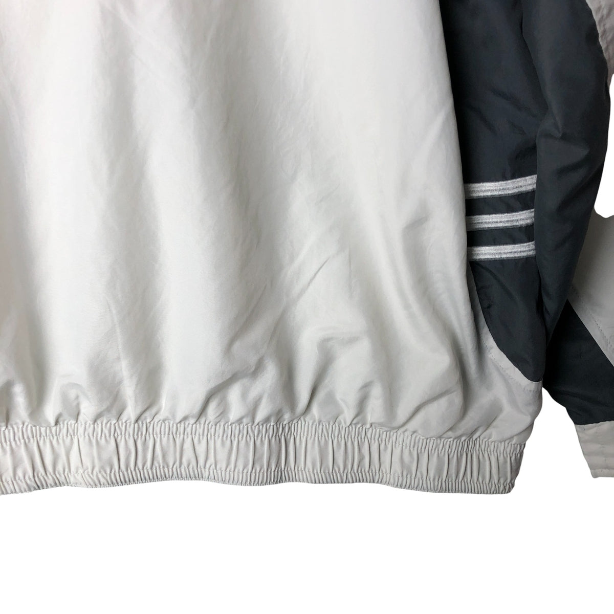 00'S adidas windbreaker men's XL size polyester white type Vintage Second Hand