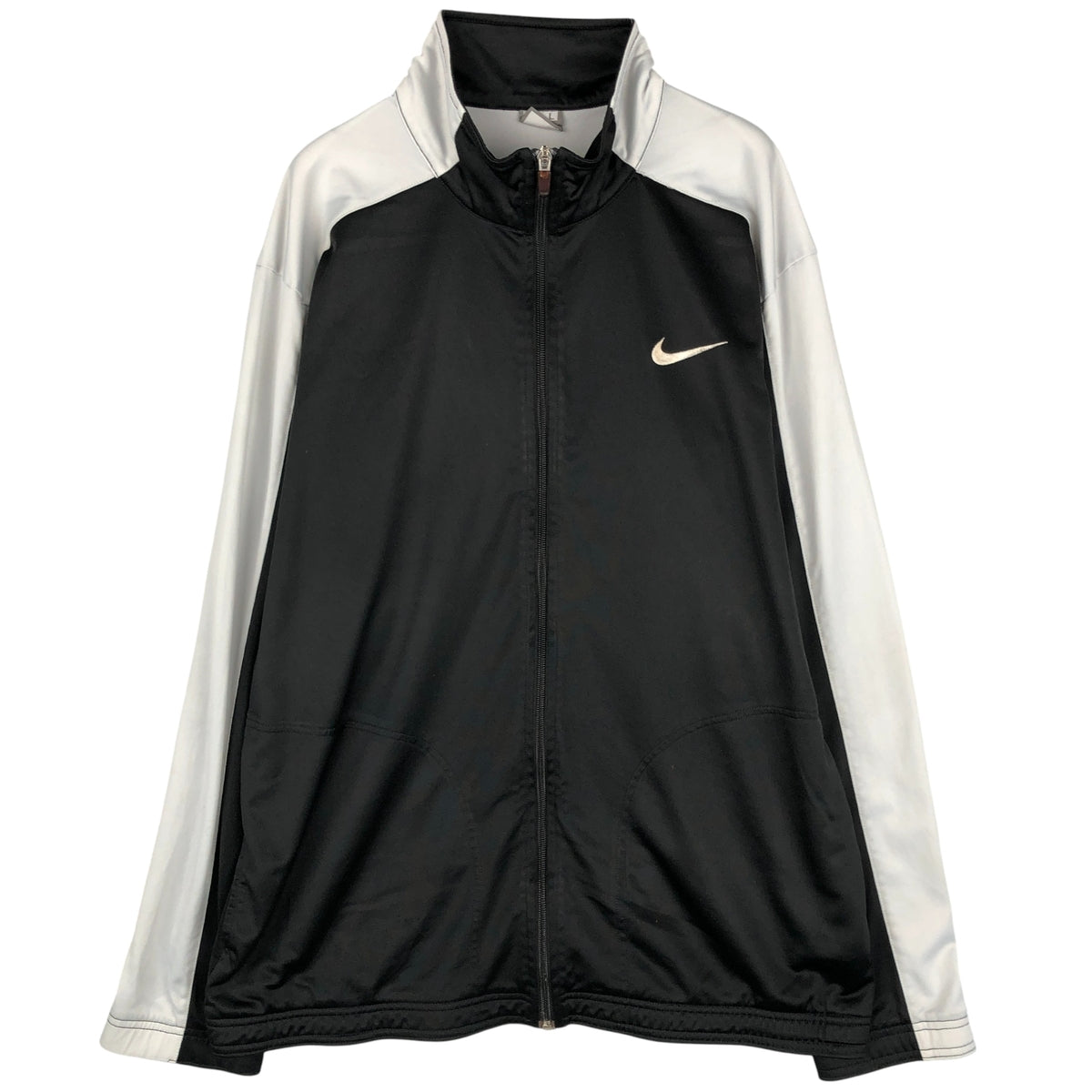 00'S Nike Jersey Track Jacket Men's L size polyester black type Vintage Second Hand
