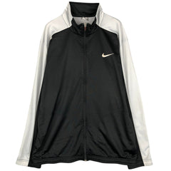 00'S Nike Jersey Track Jacket Men's L size polyester black type Vintage Second Hand
