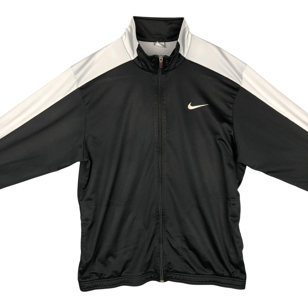 00'S Nike Jersey Track Jacket Men's L size polyester black type Vintage Second Hand