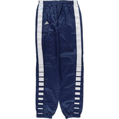 00'S Adidas nylon pants, rustling pants, men's size L Nylon navy blue type Vintage Second Hand