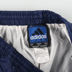 00'S Adidas nylon pants, rustling pants, men's size L Nylon navy blue type Vintage Second Hand