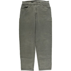 00'S Levi's 550 Relaxed Fit Tapered Leg Tapered Denim Pants Women's L (w28) cotton Khaki type Vintage Second Hand