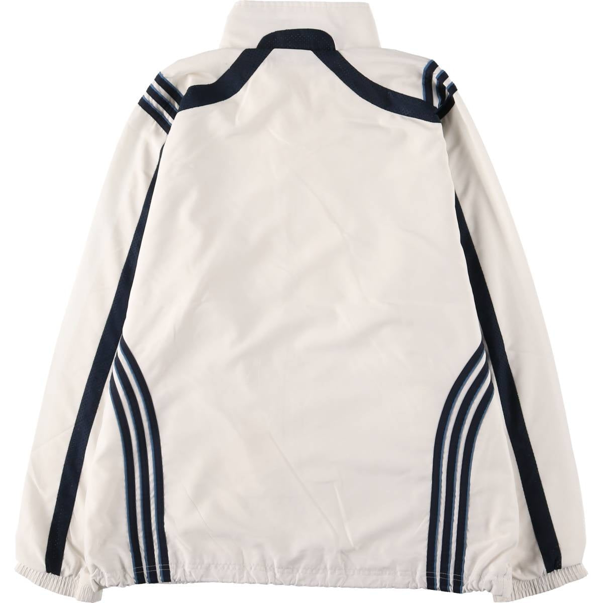 00'S adidas windbreaker, men's size M polyester white type Vintage Second Hand