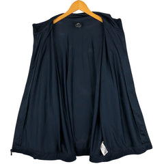 00'S adidas jersey track jacket, men's XL size polyester navy blue type Vintage Second Hand