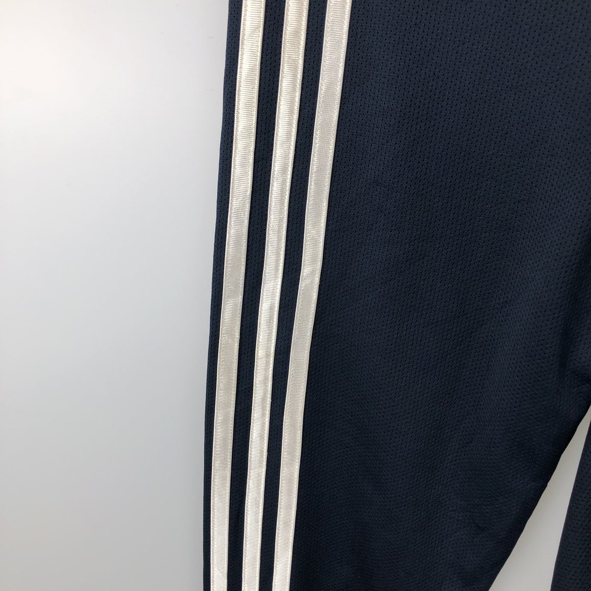 00'S adidas jersey track jacket, men's XL size polyester navy blue type Vintage Second Hand