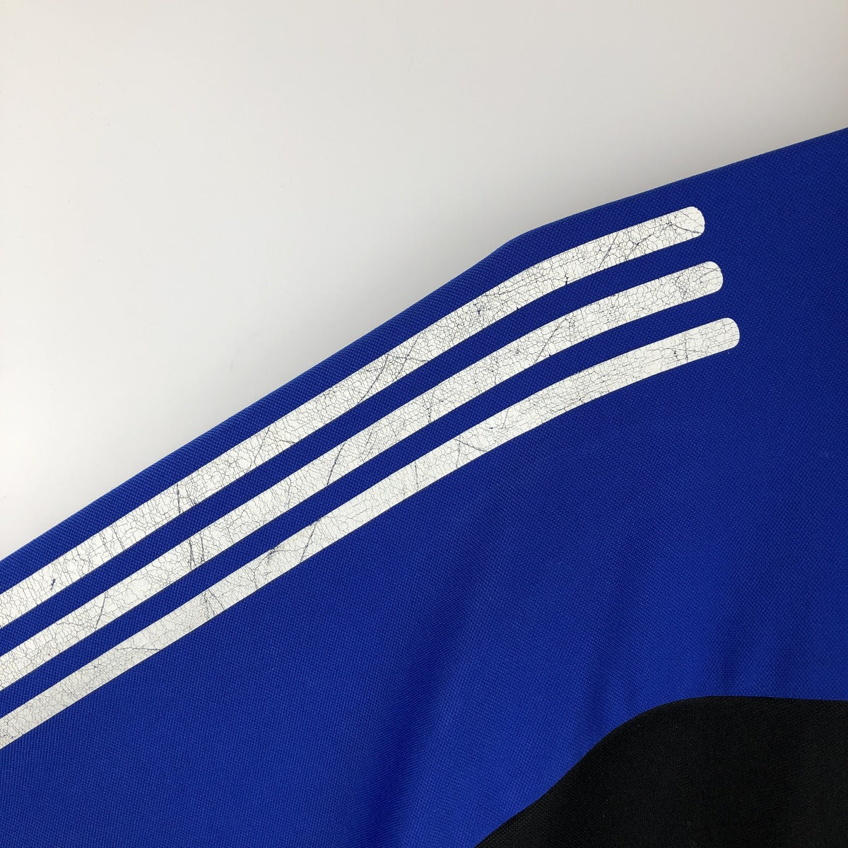 00'S adidas jersey track jacket, men's size L polyester blue type Vintage Second Hand