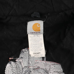 00'S Carhartt Active Jacket Duck Full Zip Hoodie Men's XL cotton black type Vintage Second Hand