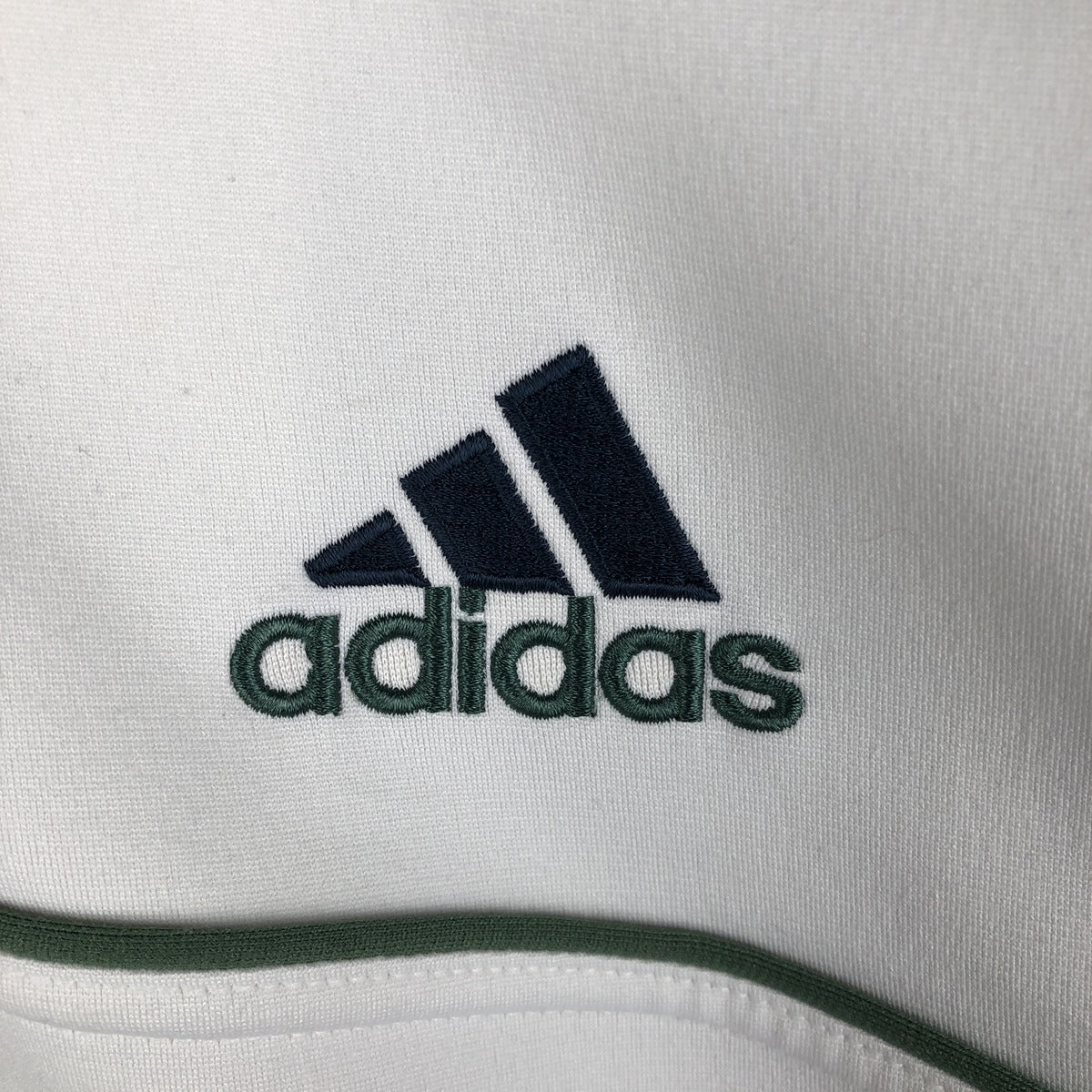 00'S adidas back logo jersey track jacket men's size M polyester white type Vintage Second Hand
