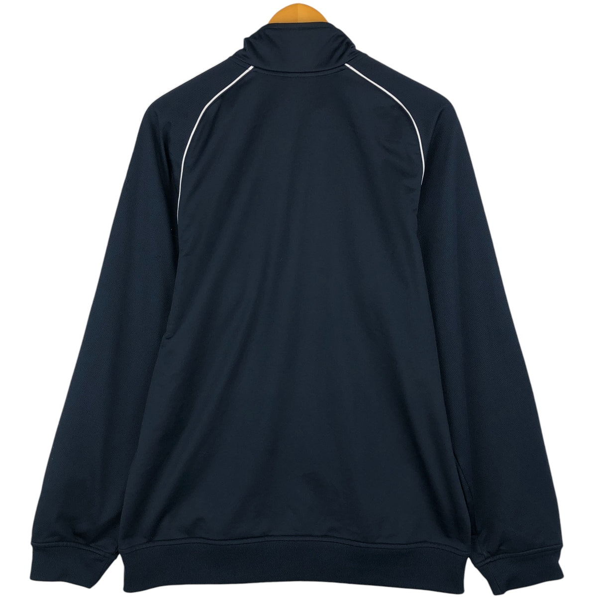 00'S adidas jersey track jacket, men's size M polyester navy blue type Vintage Second Hand