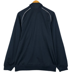 00'S adidas jersey track jacket, men's size M polyester navy blue type Vintage Second Hand
