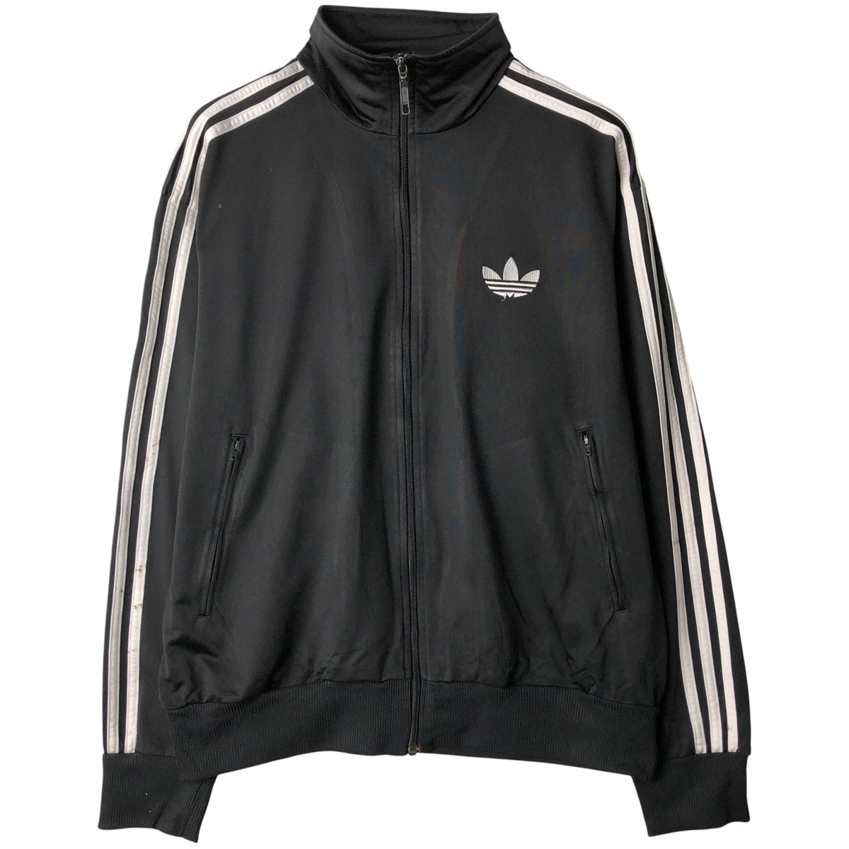00'S adidas Originals Jersey Track Jacket Men's Size L polyester black type Vintage Second Hand